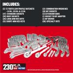 Craftsman VERSASTACK 230-Piece Mechanics Tool Set
