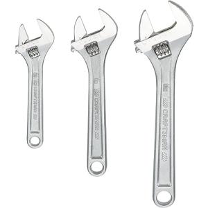Craftsman 3-Piece Adjustable Wrench Set, Steel