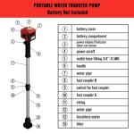 Cordless Utility Pump for Milwaukee 18V Battery
