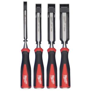 Milwaukee 4-Piece Beveled Edge Chisel Set