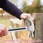 LOZAGU 8oz Mini Hammer Set with Rubber Mallet