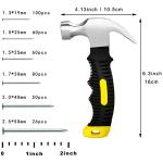 376pcs Nail Assortment Kit with Mini Hammer