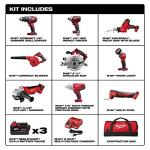 Milwaukee M18 18V Cordless 9-Tool Combo Kit