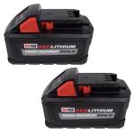 Milwaukee M18 High Output 6.0Ah Battery Pack 2-Pack