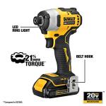 DEWALT 20V MAX Impact Driver, Cordless & Compact