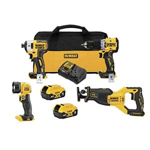 DEWALT 20V MAX XR 4-Tool Power Tool Combo