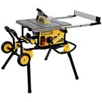 DEWALT 10-Inch Table Saw with Rolling Stand