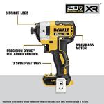 DEWALT 20V MAX XR 4-Tool Power Tool Combo
