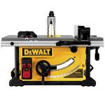 DEWALT 10-Inch Table Saw with Rolling Stand