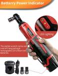 AOBEN 12V Cordless Electric Ratchet Wrench Set