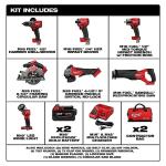 Milwaukee M18 FUEL 7-Tool Cordless Combo Kit