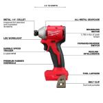 Milwaukee M18TRADE Brushless 2-Tool Combo Kit