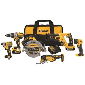 DEWALT 20V MAX 6-Tool Cordless Power Tool Set