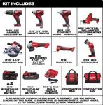 Milwaukee M18 18V Cordless 8-Tool Power Kit