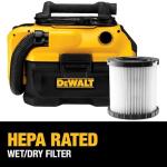 DEWALT 20V MAX Cordless Wet/Dry Shop Vacuum
