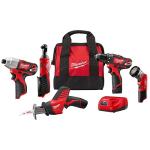 Milwaukee 12V Cordless 5-Tool Combo Kit
