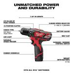 Milwaukee 12V Cordless 5-Tool Combo Kit