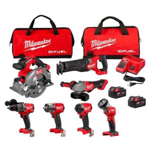 Milwaukee M18 Fuel 7-Tool Power Tool Set