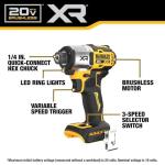 DEWALT 20V MAX XR Brushless Impact Driver