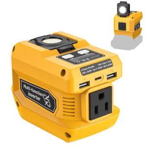 Azocek 220W Power Inverter for Dewalt 20V Batteries
