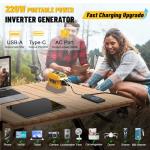 Azocek 220W Power Inverter for Dewalt 20V Batteries