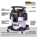 DEWALT 5 Gallon Ultra Quiet Wet/Dry Vacuum