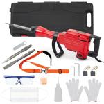 1700W Electric Jack Hammer with 3 Chisel Bits