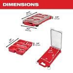 Milwaukee 5-Compartment PACKOUT Tool Organizer