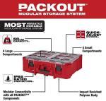 Milwaukee PACKOUT Deep Organizer, 50 lb Capacity
