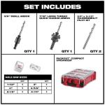 10-Piece Bi-Metal Hole Saw Set