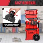 Milwaukee M18 Battery Holder with Corner Clips