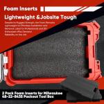 Terixe Foam Inserts for Milwaukee Packout Tool Box