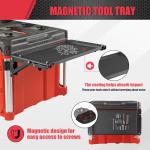 Folding Magnetic Side Table for Milwaukee Packout