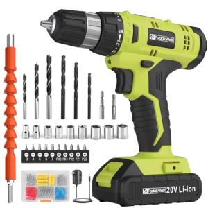 FADAKWALT 20V Cordless Drill Set with Battery