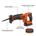 BLACK+DECKER 20V MAX Cordless Reciprocating Saw Kit