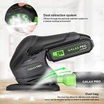 GALAX PRO 20V Cordless Detail Sander with 20 Sandpapers