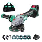 DCA 20V Cordless Angle Grinder with Battery & Discs
