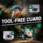 DCA 20V Cordless Angle Grinder with Battery & Discs