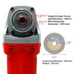 DOGTOOTH 21V Cordless Angle Grinder Set with Batteries