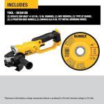DEWALT 20V MAX Cordless Angle Grinder, 4.5 Inch