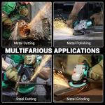 DCA 20V Cordless Angle Grinder with Battery & Discs