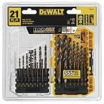 DEWALT 21-Piece Drill Bit Set for Metal, Wood