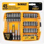 DEWALT 45-Piece Screwdriver Bit Set with Case