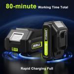 SUNCHERS Cordless Leaf Blower with Batteries