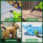 20V Cordless Leaf Blower with Battery and Charger