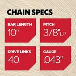 Oregon R40 Chainsaw Chain for 10-Inch Bar