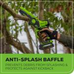 Greenworks 24V Cordless Mini Chainsaw with Battery