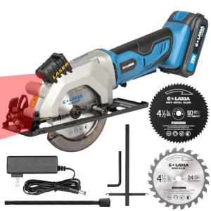G LAXIA 4-1/2" Cordless Mini Circular Saw