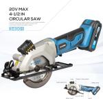 G LAXIA 4-1/2" Cordless Mini Circular Saw