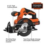BLACK+DECKER 20V MAX 5-1/2 in. Cordless Circular Saw